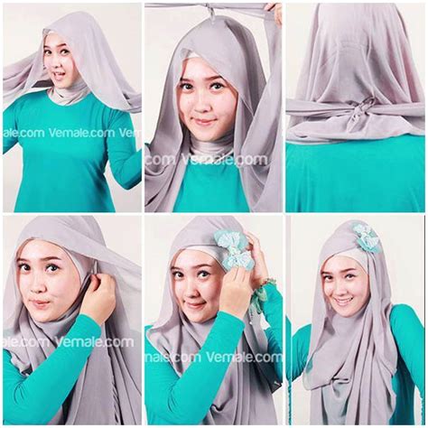 Cara Memakai Hijab Segi Empat Modis Dan Praktis Tutorial Hijab Lengkap