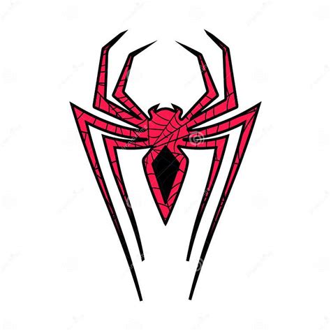 Logotipo Rojo Del Hombre Araña Ilustración Del Vector Ilustración De Horror Ilustrado 144324267