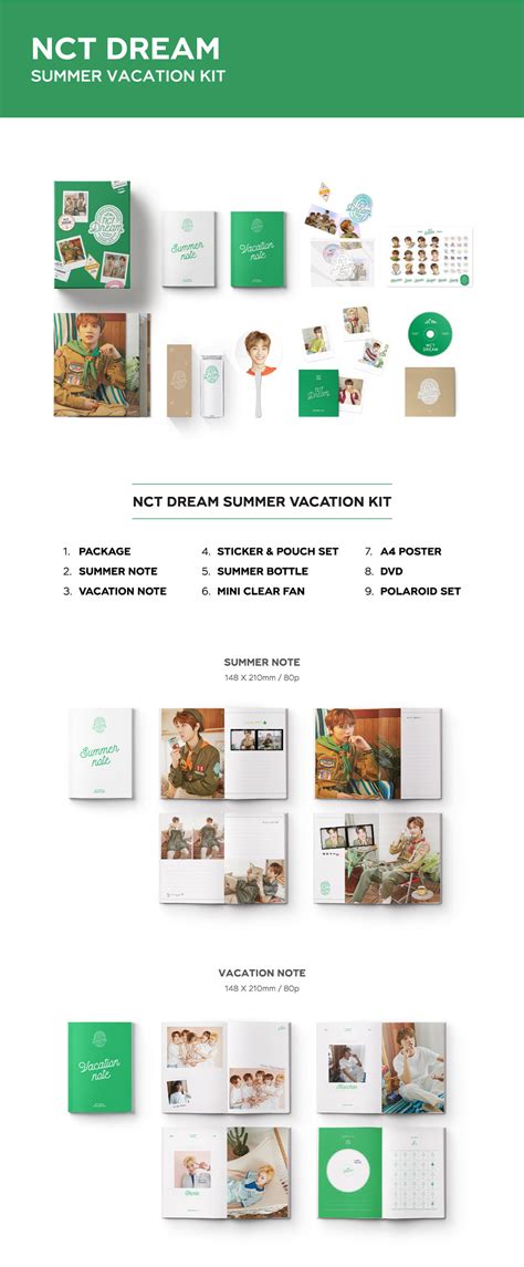 Nct Dream Summer Vacation Kit 2019 Kpop Usa