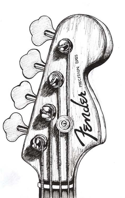 Dibujo Lapiz Guitarra Guitar Art Guitar Drawing Music Drawings