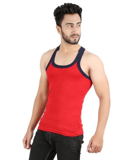 Buy Eon Mens Multicolour Cotton Gym Vest Pack Of 5 Online ₹395 From Shopclues