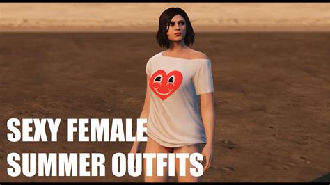Gta 5 Online Sexy Female Summer Outfits Youtube