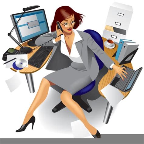 Free Clipart Busy Secretary Free Images At Vector Clip