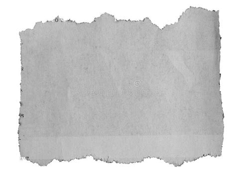 Torn Paper Piece Stock Photo Image Of Isolated Grey 107914498