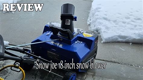 Snow Joe Sj625e Electric Snow Blower Review Really Powerful Little