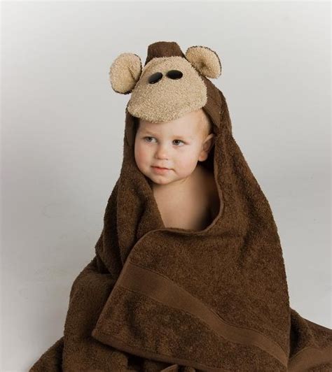 Animal Hooded Towels For Children Monkey Hooded Towel 35 10 Shipping