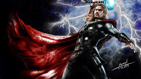 Thor With Hammer Wallpapers Wallpaper Cave
