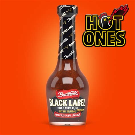 Bunsters Black Label 1610 Heat Aussie Hot Sauces