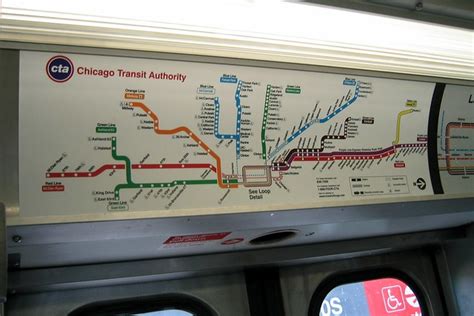 Chicago Transit Authority Cta Map Wally Gobetz Flickr