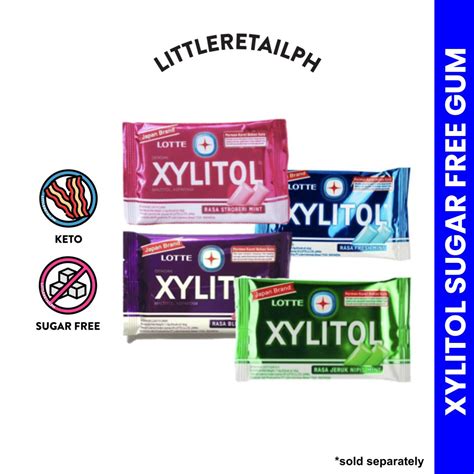 Xylitol Sugar Free 8 Pack Chewing Gum Ketolow Carb Approved Lazada Ph