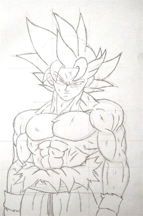 Dibujo Goku Ultra Instinto• Dragon Ball EspaÑol Amino
