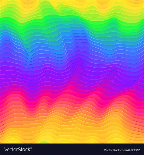 Rainbow Gradient Line Seamless Texture Royalty Free Vector