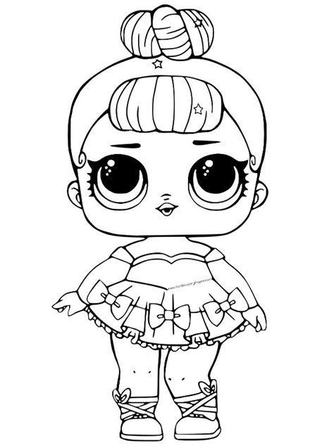 Kids N Coloring Page Lol Surprise Dolls Lol Doll 4