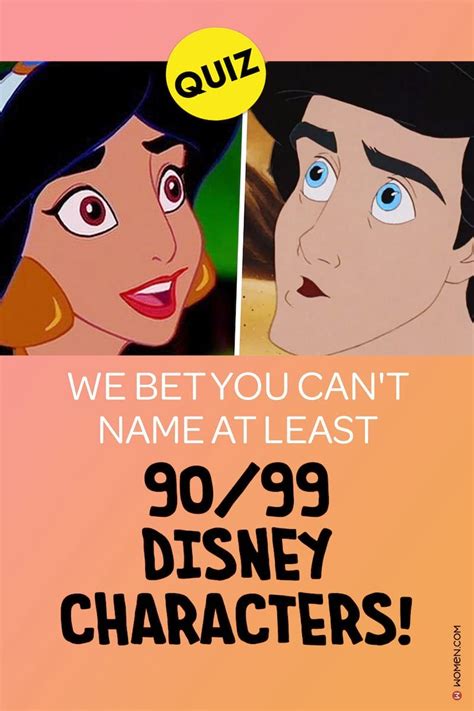 We Bet You Cant Name At Least 90 Of These 99 Disney Characters