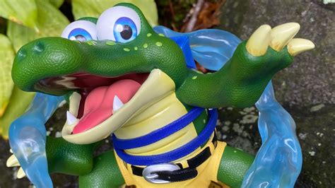 F4f Banjo Kazooie Crocodile Banjo Statue Unboxing And Review First 4