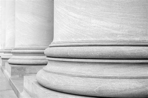 black and white photograph of columns of classical greek architecture 1 stock image image of