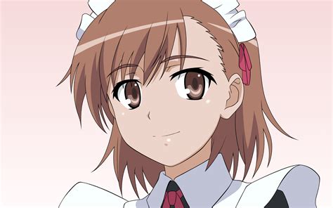 Brown Eyes Brown Hair Close Headdress Maid Misaka Mikoto Short Hair To Aru Kagaku No Railgun To