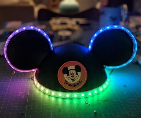 Custom Glowing Multicolored Mickey Ears 9 Steps With