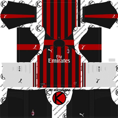 Afterglow is a light gold / beige color, while 'tango red' is a s… AC Milan 2018/19 Kit - Dream League Soccer Kits - Kuchalana