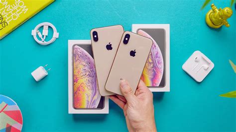 Gold Iphone Xs Max Vs Xs Unboxing Comparison Youtube
