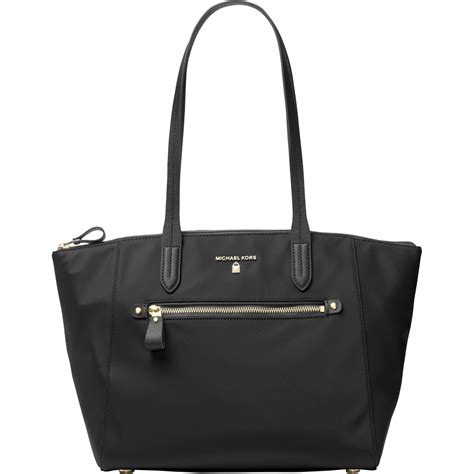 Michael Kors Nylon Kelsey Medium Top Zip Tote Handbags Shop The