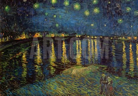 Starry Night Over The Rhone C1888 Art Print Vincent Van Gogh
