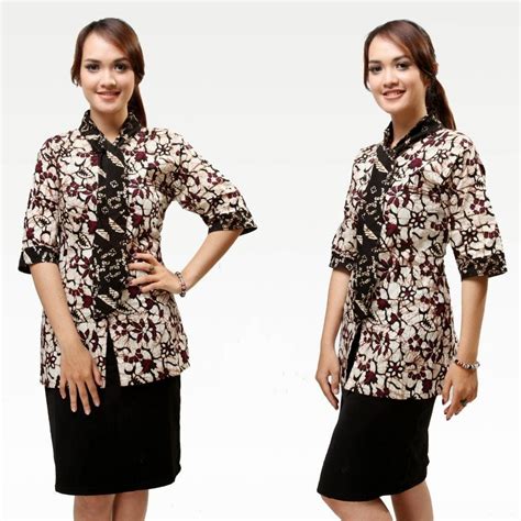 Model Baju Batik Wanita Untuk Kerja Harian Model Baju Terbaru