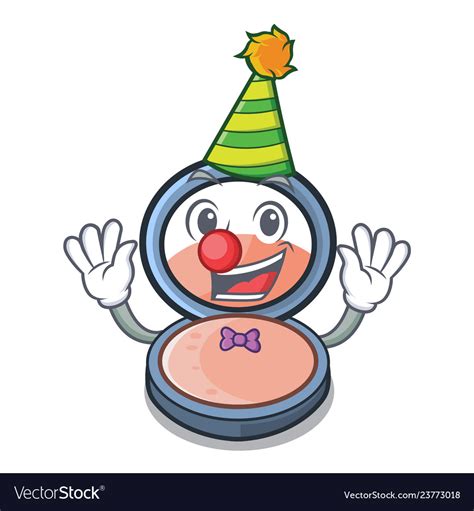 Clown Blush Is Isolated With The Cartoons Vector Image