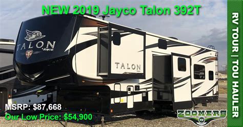 Rv Tour New 2019 Jayco Talon 392t Zoomers Stock 1641 Zoomers Rv Blog
