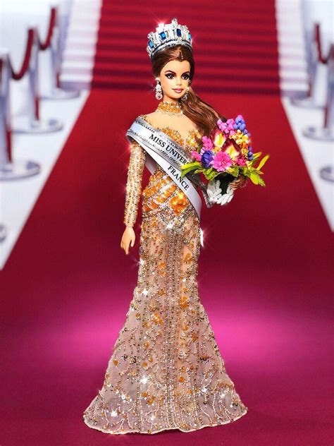 Miss Universe 2016 Iris Mittenaere Barbie Miss Barbie Fashion