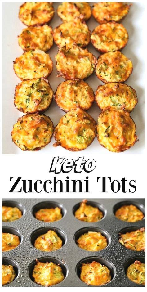 Perfect as an appetizer or side dish!. Zucchini Tots | Recipe | Keto recipes easy, Keto diet ...