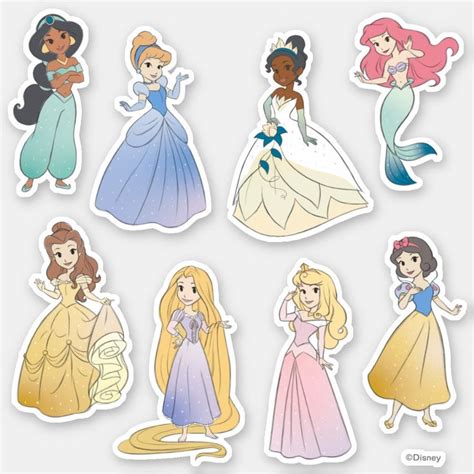 Stardust Disney Princess Sticker Zazzle Princess Sticker Disney