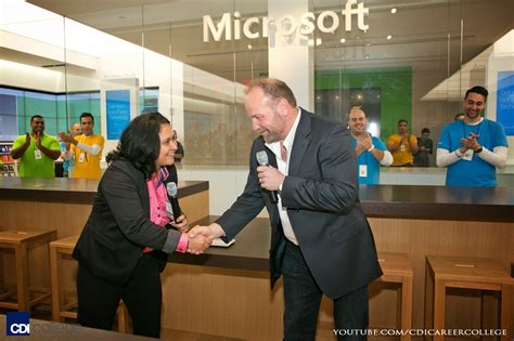 Cdi College Cdi College Participates At Microsoft Store Opening At