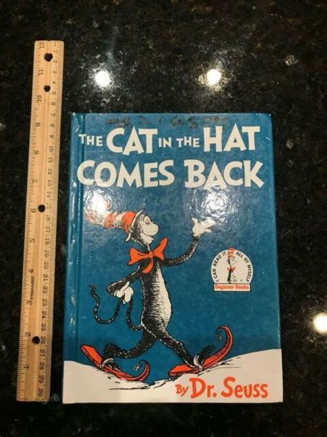 The Cat In The Hat Comes Back By Dr Seuss Hardcover Book 675 X 925