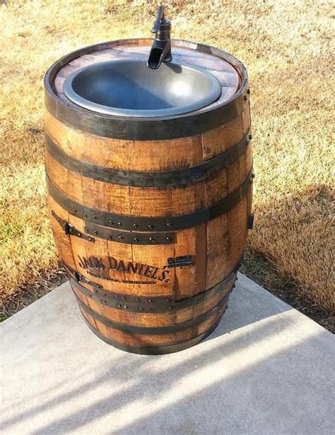 Diy Wine Barrel Outdoor Sink Diy Projects For Everyone