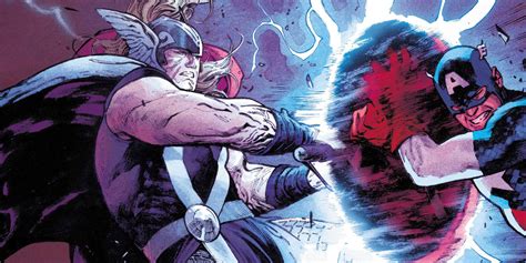 The Marvel Universe Is About To Witness Thor Vs Captain America