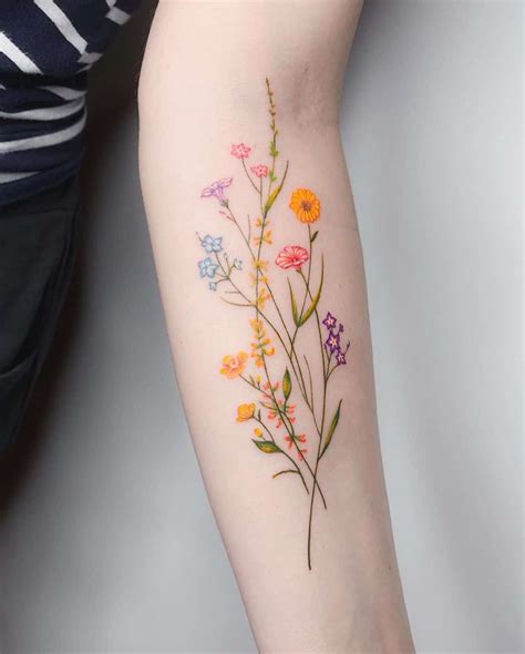 Chinese Ink Artist Designs Impressive Floral Tattoos