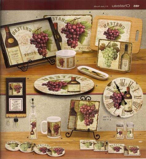 Vintage wall décor from the 70's. Grapes Kitchen Decor Ideas - Kitchen Decorating ...