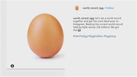 Picture Of An Egg Is Now The Most Liked Instagram Post Of All Time