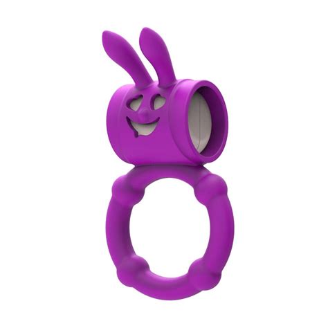 buy bunny vibrator ring delay lock cockring penis clitoral stimulator sex toys at affordable