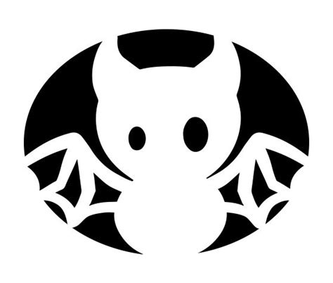 Download This Baby Bat Pumpkin Carving Stencil And Other Free