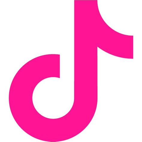 Deep Pink Tiktok Icon Free Deep Pink Social Icons