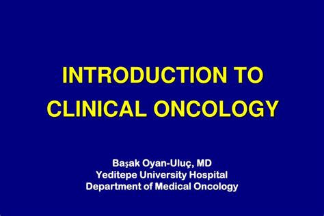 Ppt Introduction To Clinical Oncology Powerpoint Presentation Free
