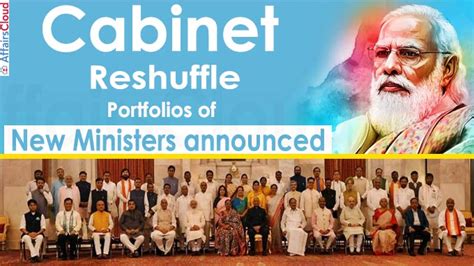 Overview Of Cabinet Reshuffle Portfolio Of New Ministers