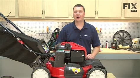Troy Bilt Lawn Mower Repair How To Replace The Torsion Spring Youtube