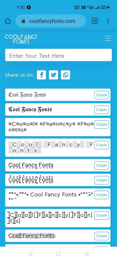 Which device is best for fancy text generator? Cool Fonts Generator Copy And Paste online free tool ...