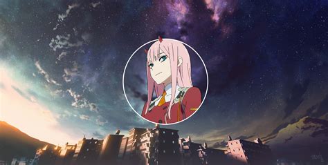 Wallpaper Anime Girls Picture In Picture Darling In The Franxx Zero Two Darling In The