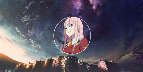 Wallpaper Anime Girls Picture In Picture Darling In