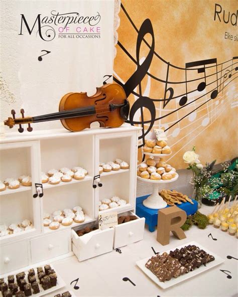 Music Themed Sweet Table Music Themed Parties Music Party Theme