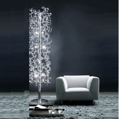 Modern & contemporary floor lamps. Metal Lux (Astro) Astro 206.760.01 A1390P Crystal Floor ...